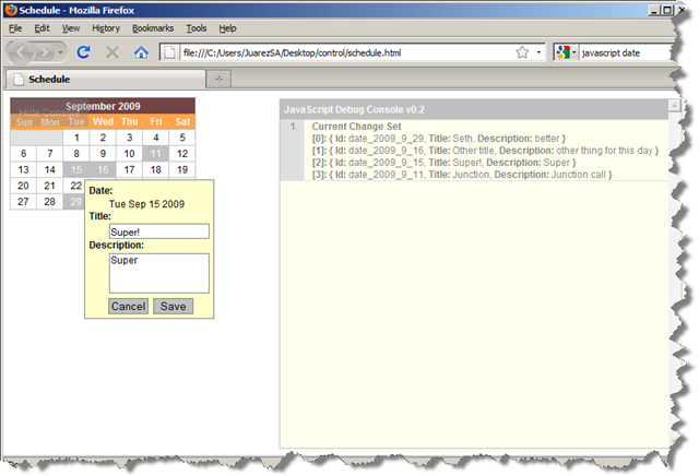 Calendar - Final Pass