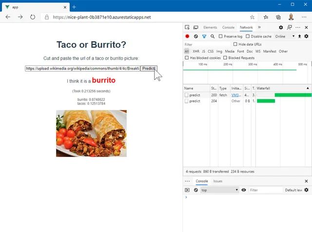 Fixing Mixed-Content and CORS issues at ML Model inference time with Azure Functions